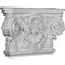 Ekena Millwork 20 7/8"W x 13 1/2"H x 5 1/2"P Rose Capital (Fits Pilasters up to 15 1/4"W x 2 3/4"D) CAP20X13X05RO - alternate 3